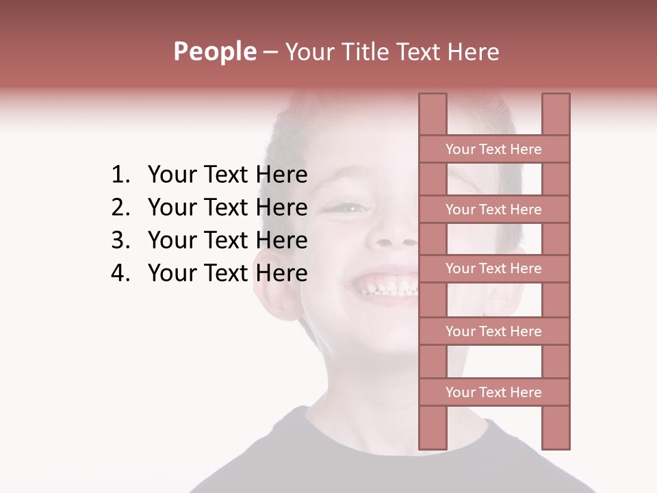 Gorgeous Joy Laughter PowerPoint Template