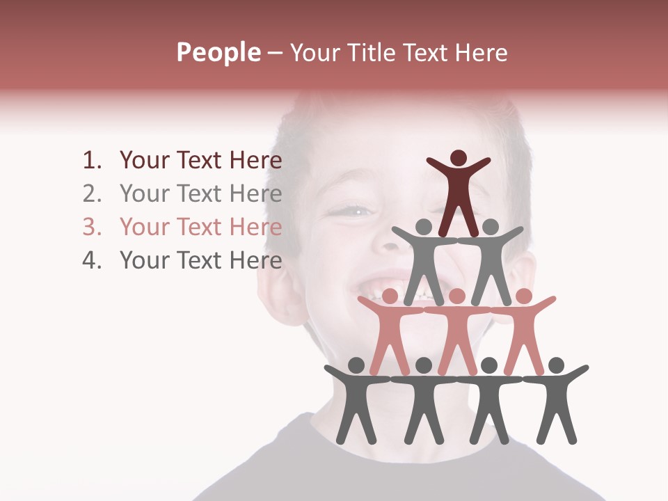 Gorgeous Joy Laughter PowerPoint Template