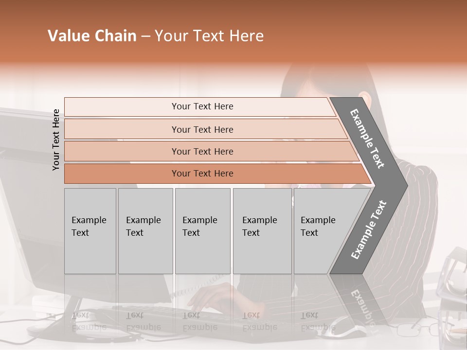 Formal Cheerful Woman PowerPoint Template