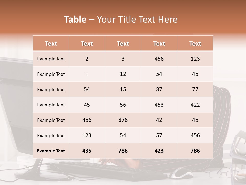 Formal Cheerful Woman PowerPoint Template