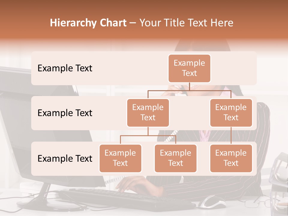 Formal Cheerful Woman PowerPoint Template