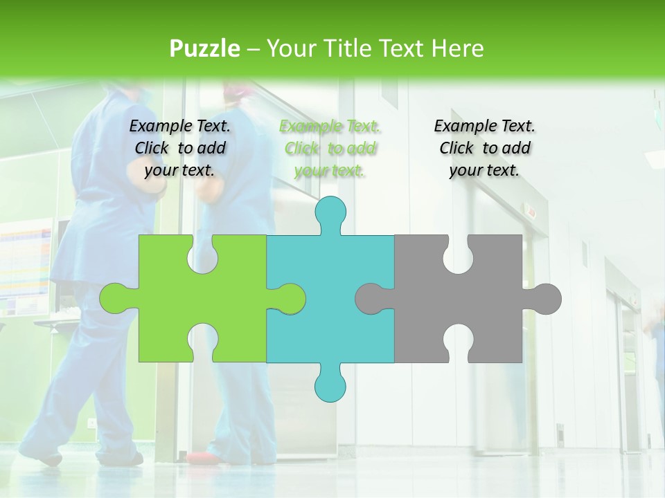 Hygiene Health Care Hallway PowerPoint Template