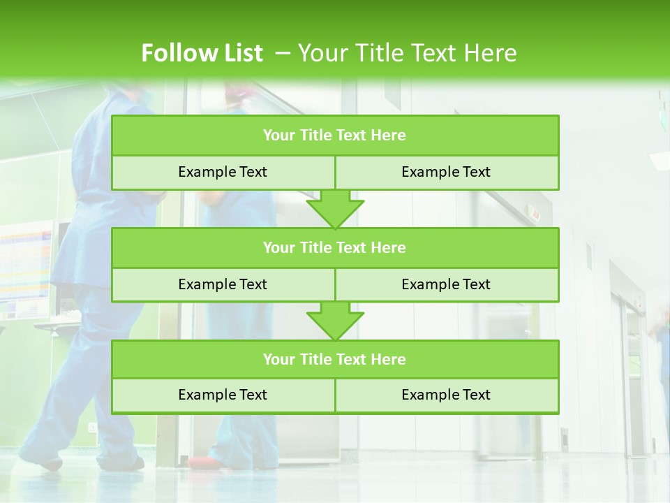 Hygiene Health Care Hallway PowerPoint Template