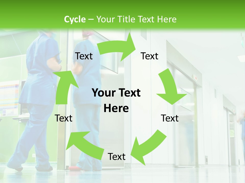 Hygiene Health Care Hallway PowerPoint Template