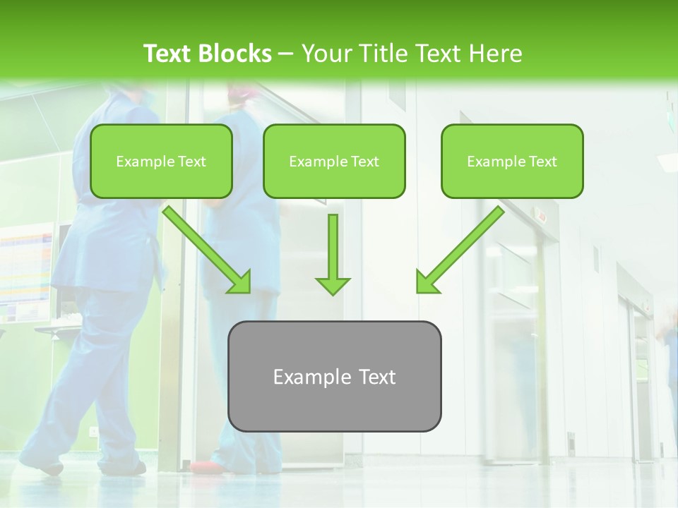 Hygiene Health Care Hallway PowerPoint Template