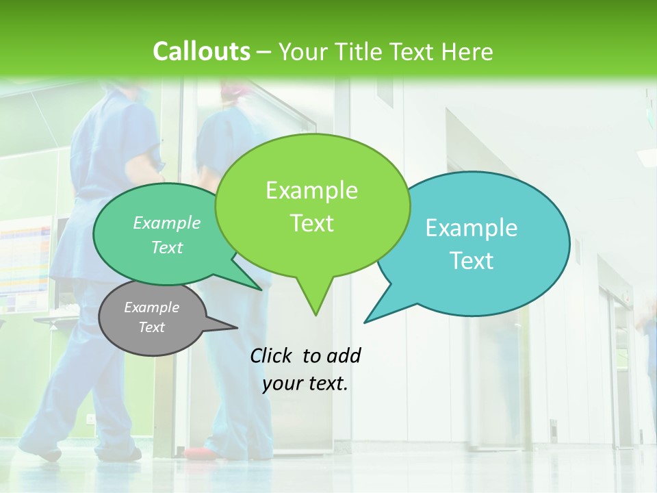 Hygiene Health Care Hallway PowerPoint Template