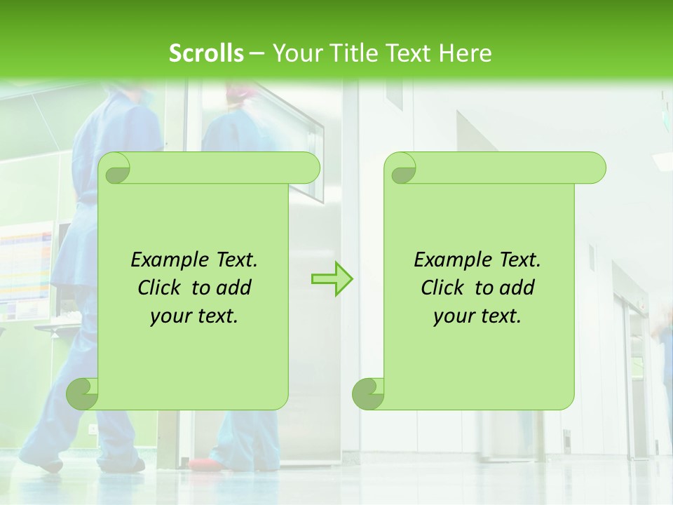 Hygiene Health Care Hallway PowerPoint Template