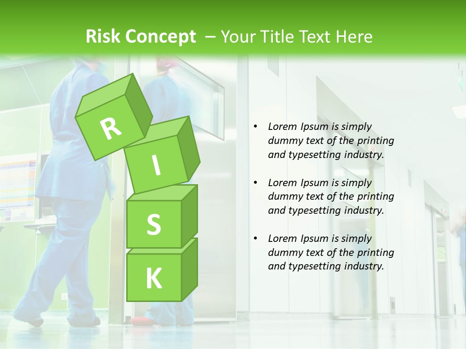 Hygiene Health Care Hallway PowerPoint Template