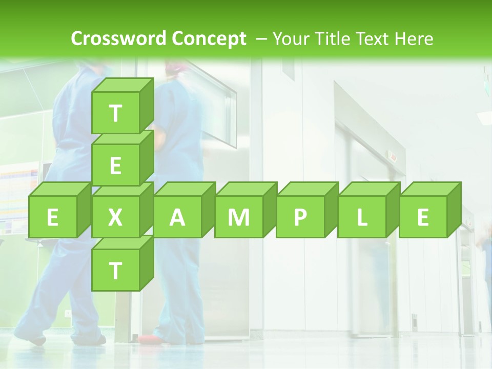 Hygiene Health Care Hallway PowerPoint Template