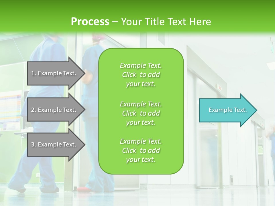 Hygiene Health Care Hallway PowerPoint Template