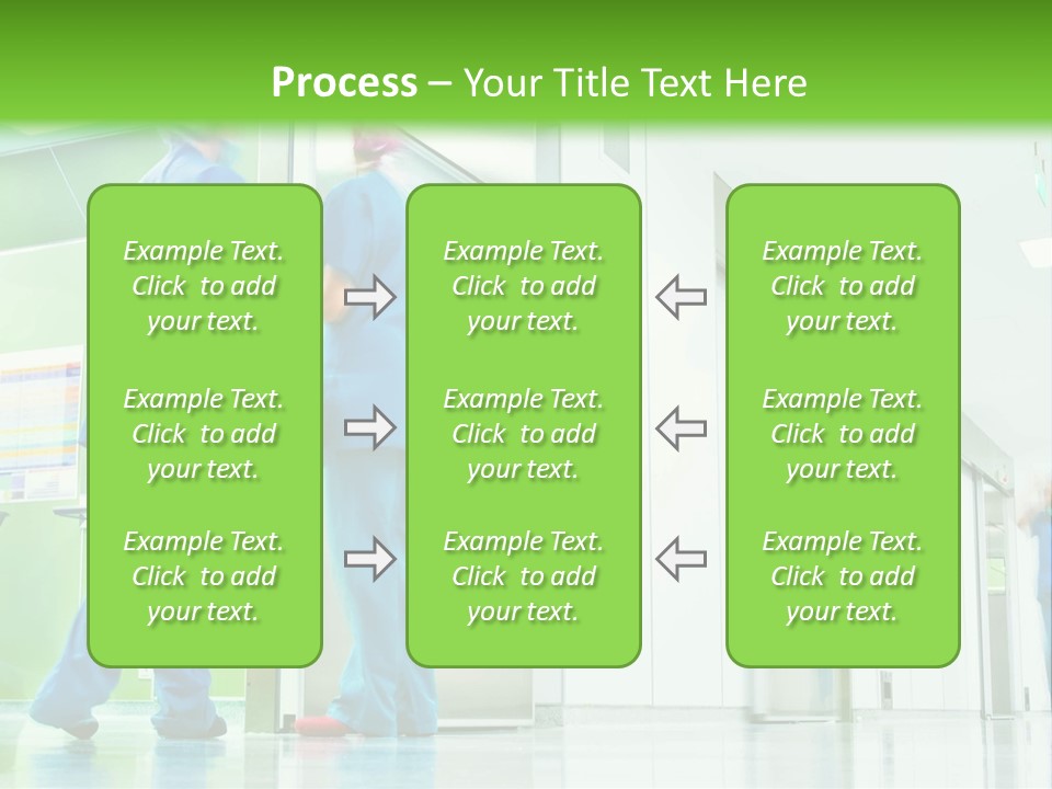 Hygiene Health Care Hallway PowerPoint Template