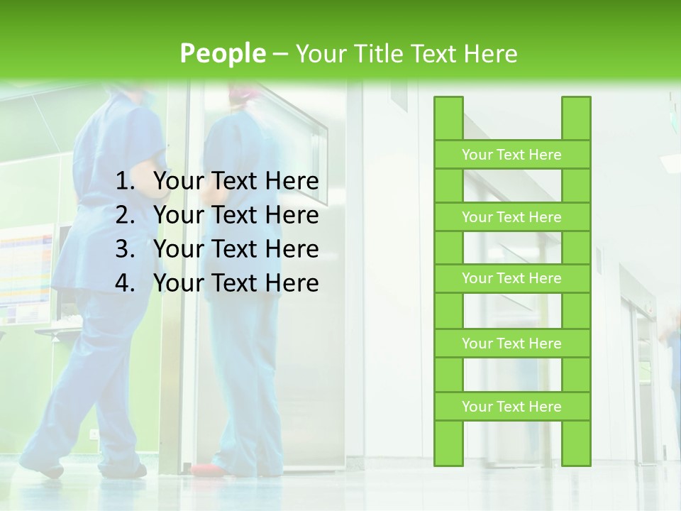 Hygiene Health Care Hallway PowerPoint Template