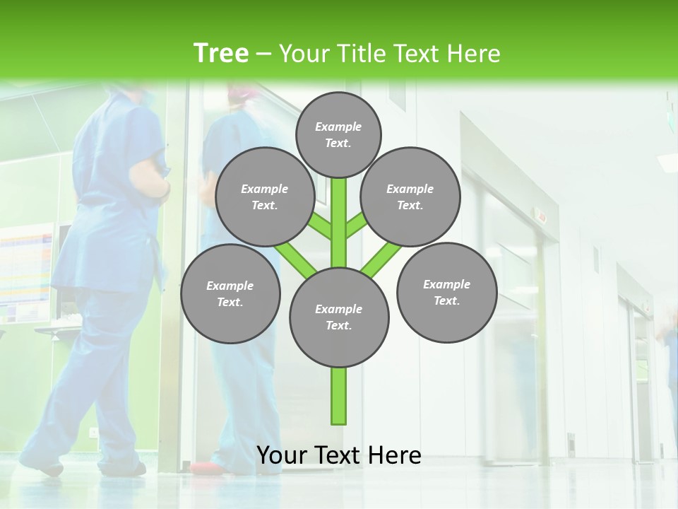 Hygiene Health Care Hallway PowerPoint Template