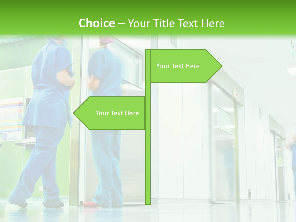 Hygiene Health Care Hallway PowerPoint Template
