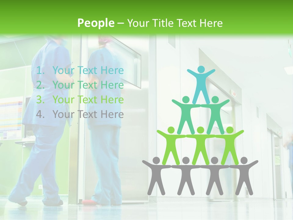 Hygiene Health Care Hallway PowerPoint Template