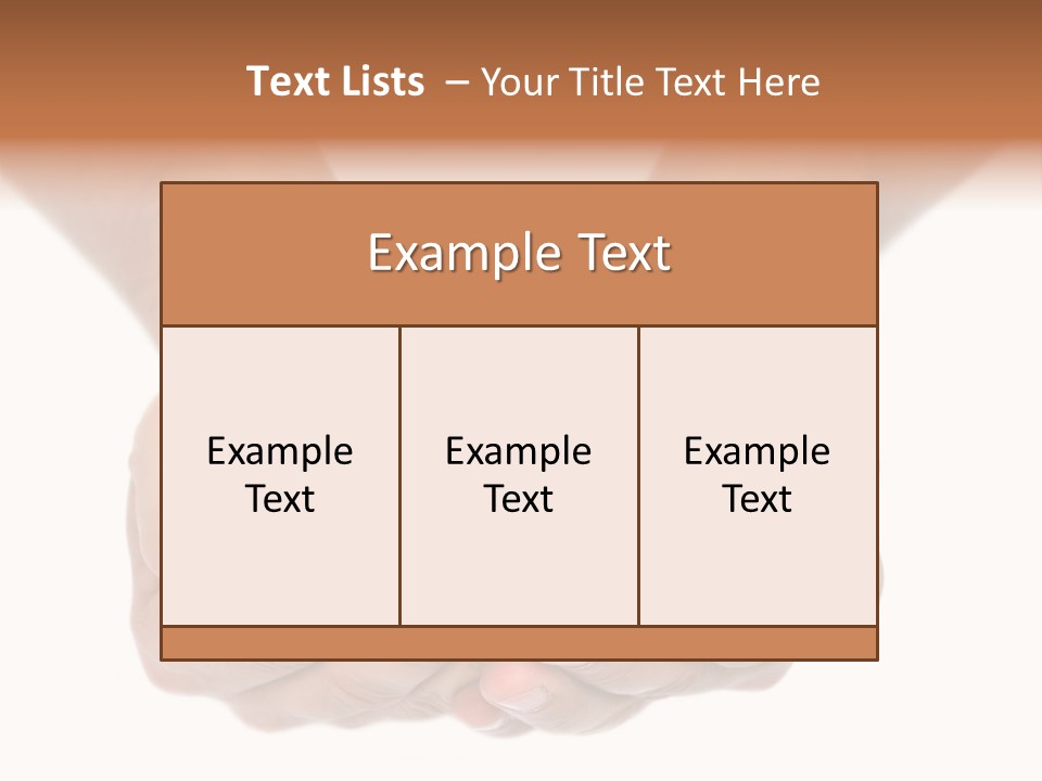 A Person Holding A Small House In Their Hands PowerPoint Template
