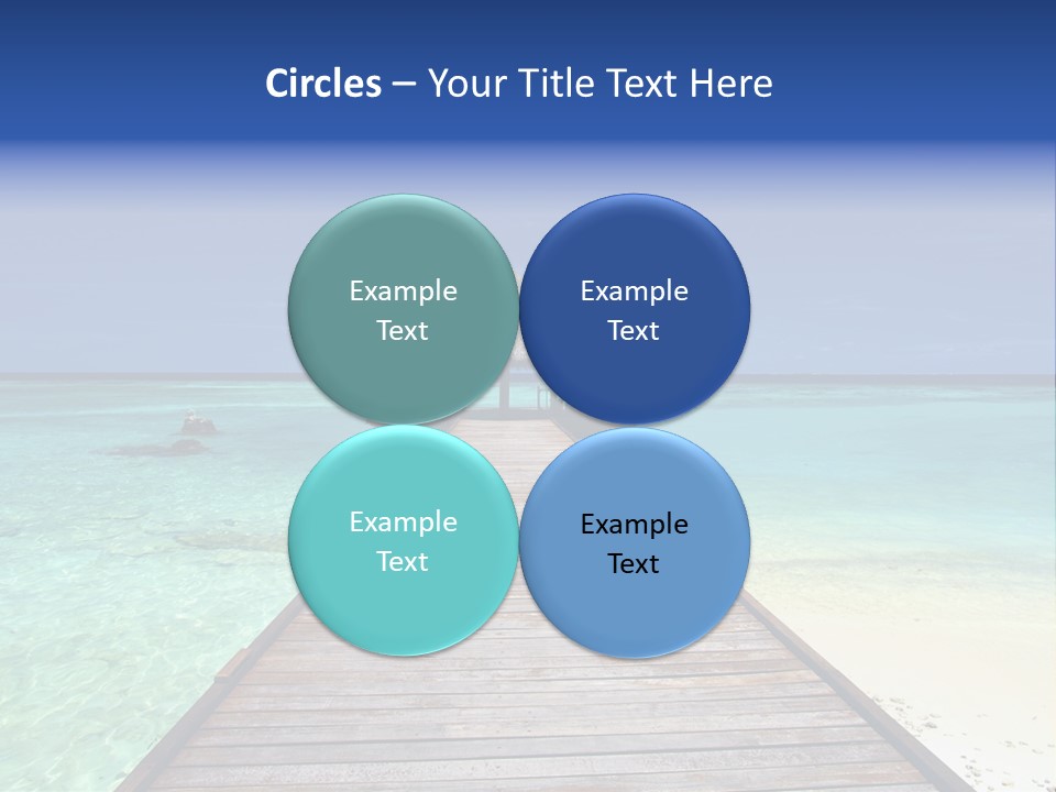 Atoll Maldives Isolated PowerPoint Template
