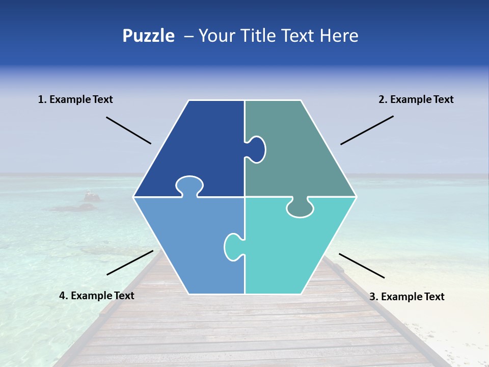 Atoll Maldives Isolated PowerPoint Template