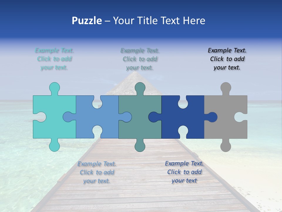 Atoll Maldives Isolated PowerPoint Template