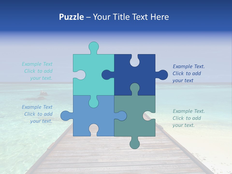 Atoll Maldives Isolated PowerPoint Template