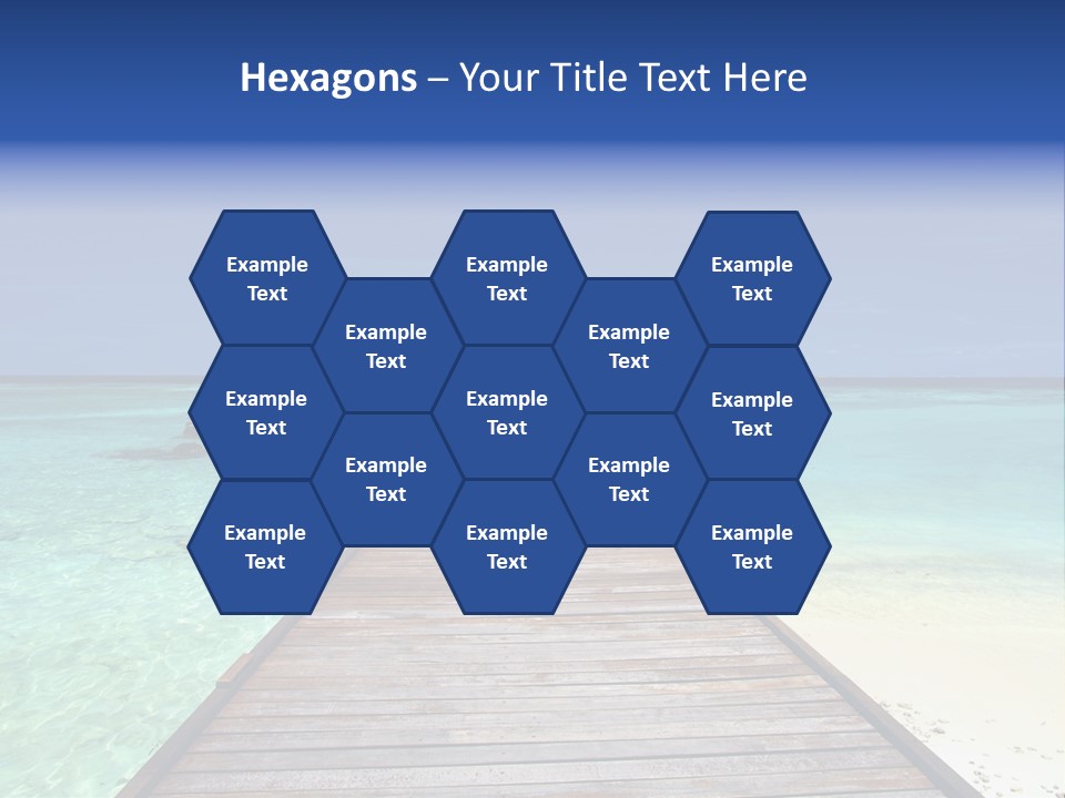 Atoll Maldives Isolated PowerPoint Template