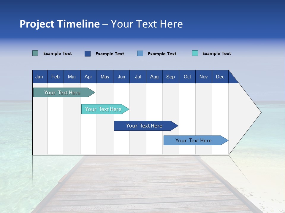 Atoll Maldives Isolated PowerPoint Template