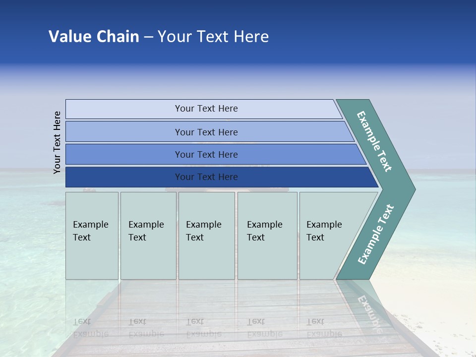 Atoll Maldives Isolated PowerPoint Template
