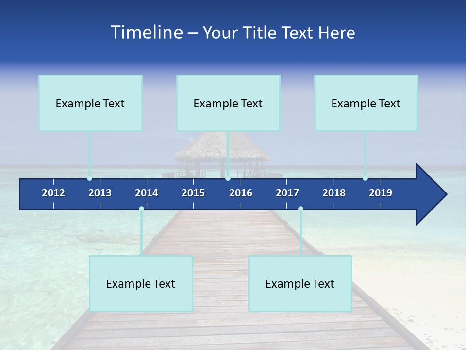 Atoll Maldives Isolated PowerPoint Template