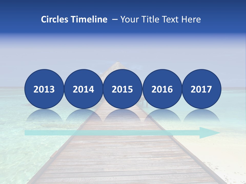 Atoll Maldives Isolated PowerPoint Template
