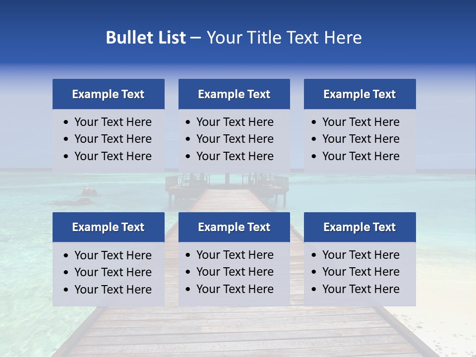 Atoll Maldives Isolated PowerPoint Template