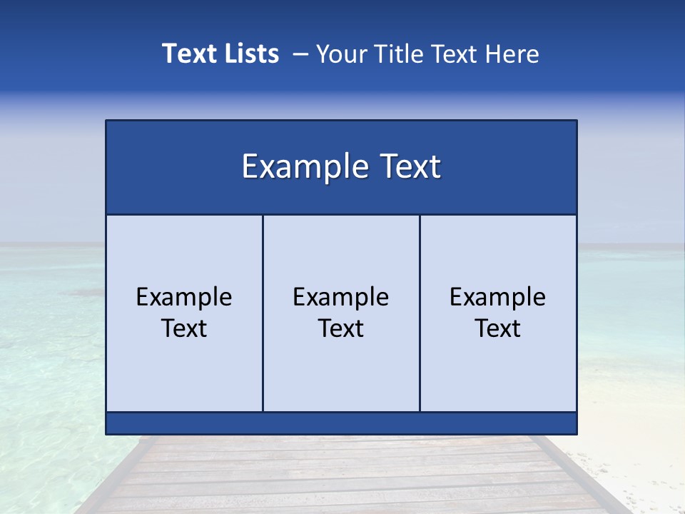 Atoll Maldives Isolated PowerPoint Template