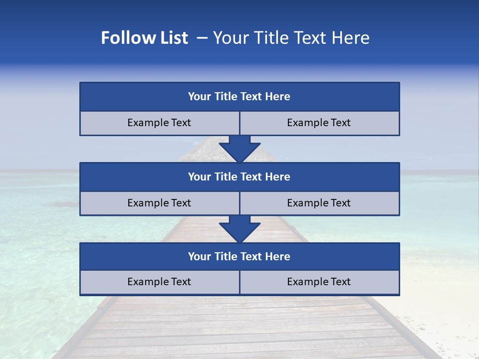 Atoll Maldives Isolated PowerPoint Template