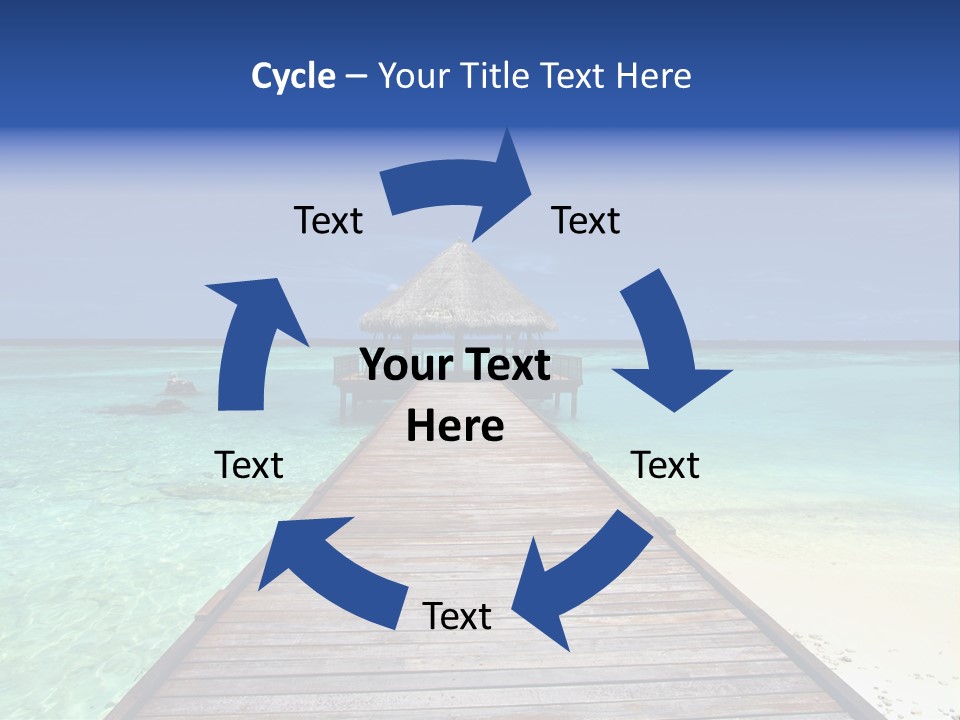 Atoll Maldives Isolated PowerPoint Template