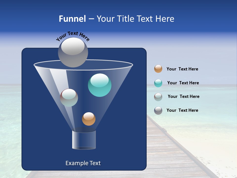 Atoll Maldives Isolated PowerPoint Template