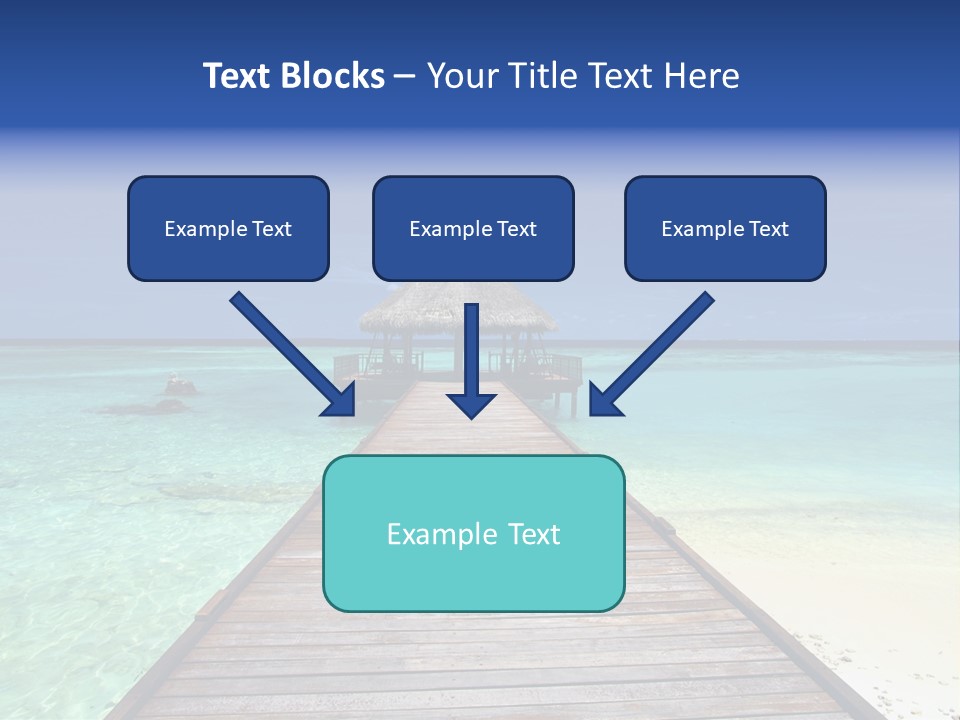 Atoll Maldives Isolated PowerPoint Template