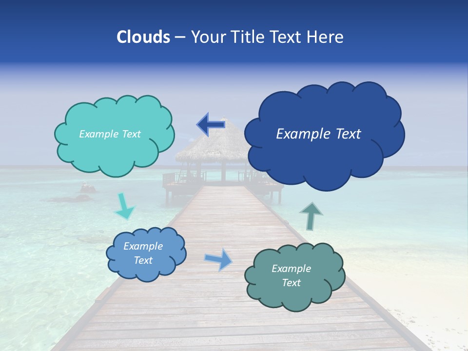 Atoll Maldives Isolated PowerPoint Template