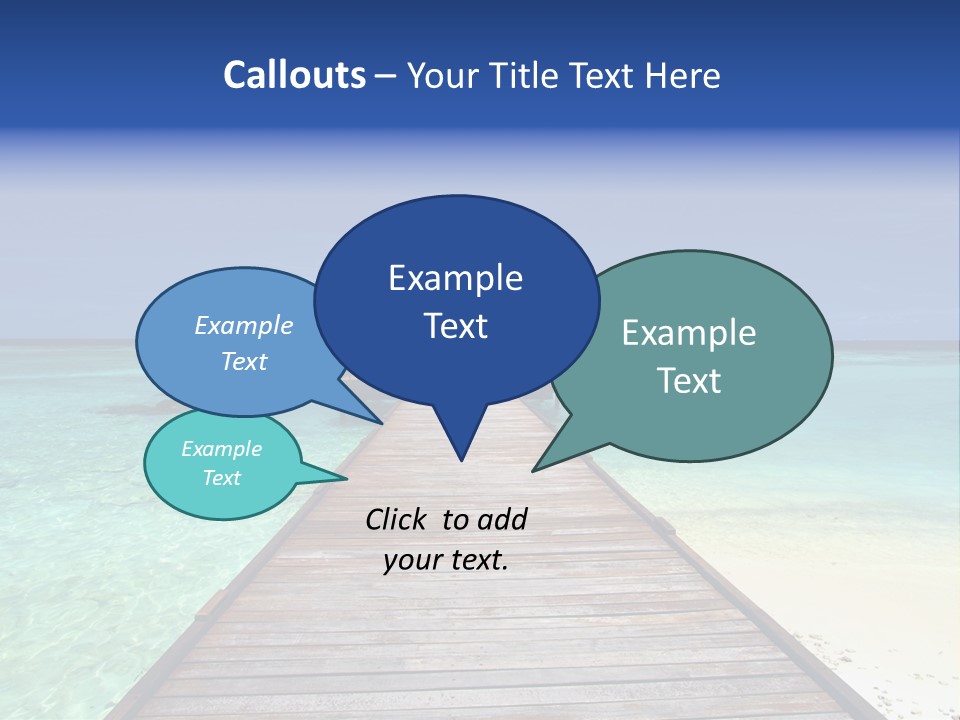 Atoll Maldives Isolated PowerPoint Template