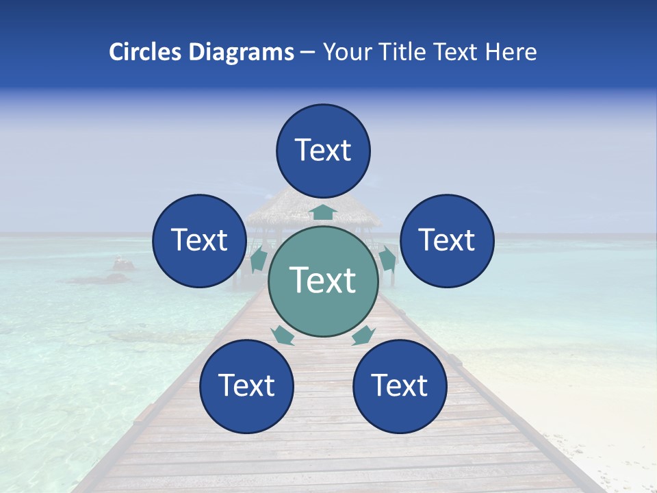 Atoll Maldives Isolated PowerPoint Template