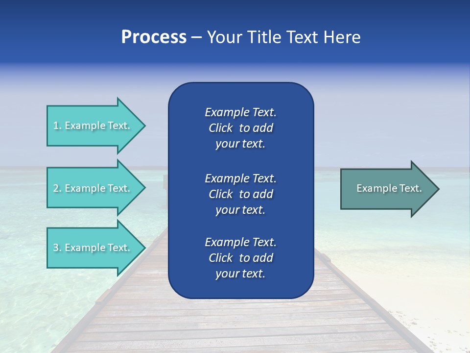 Atoll Maldives Isolated PowerPoint Template