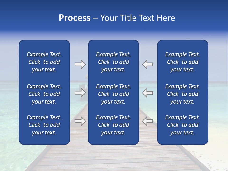 Atoll Maldives Isolated PowerPoint Template