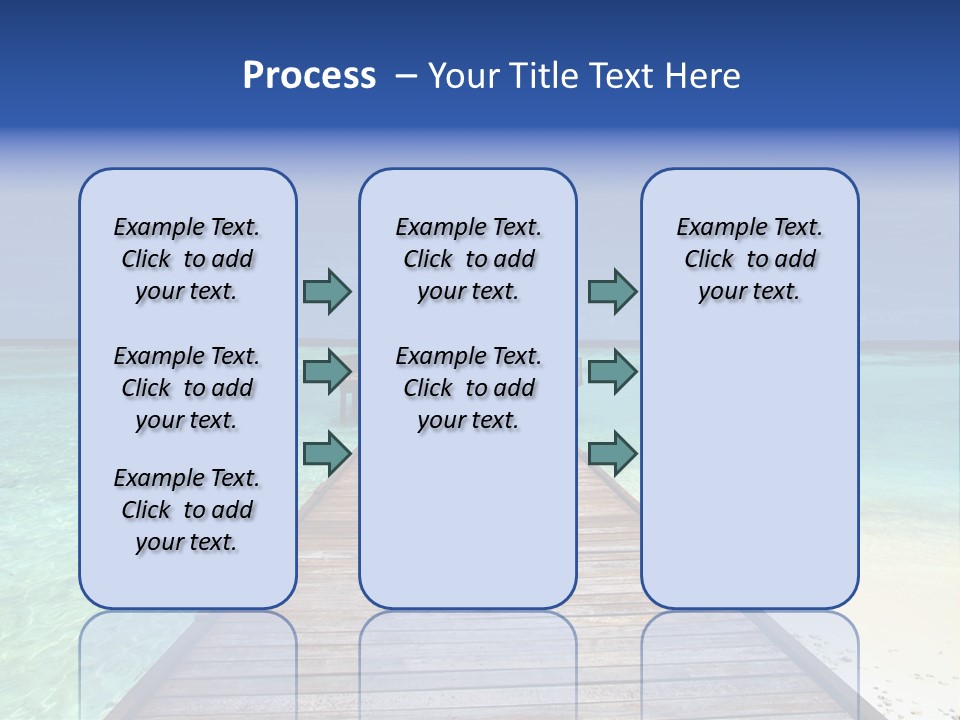 Atoll Maldives Isolated PowerPoint Template