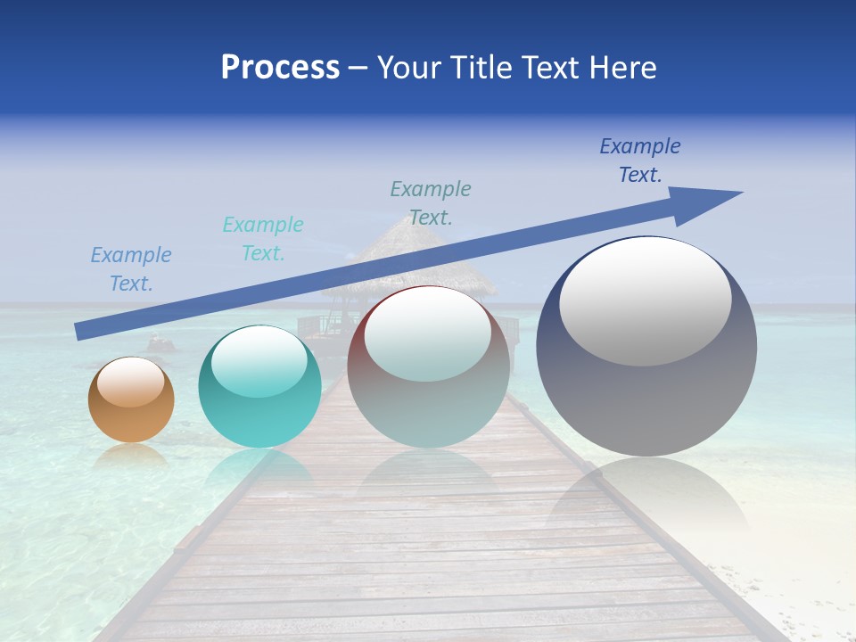 Atoll Maldives Isolated PowerPoint Template