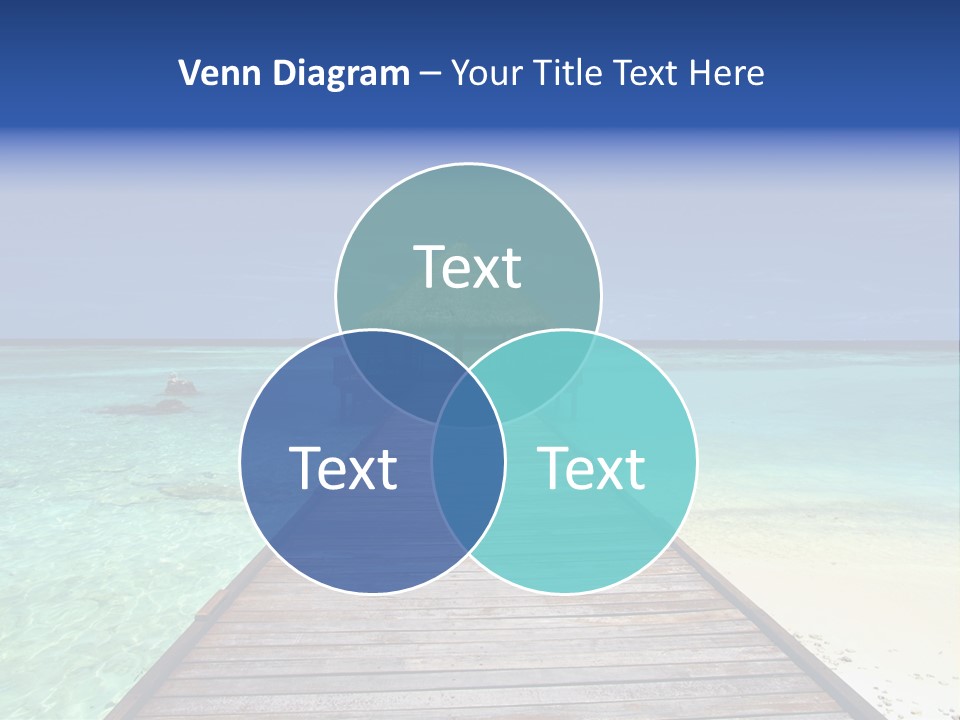 Atoll Maldives Isolated PowerPoint Template