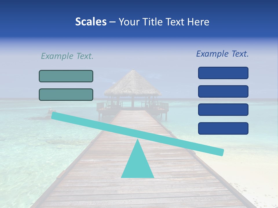 Atoll Maldives Isolated PowerPoint Template