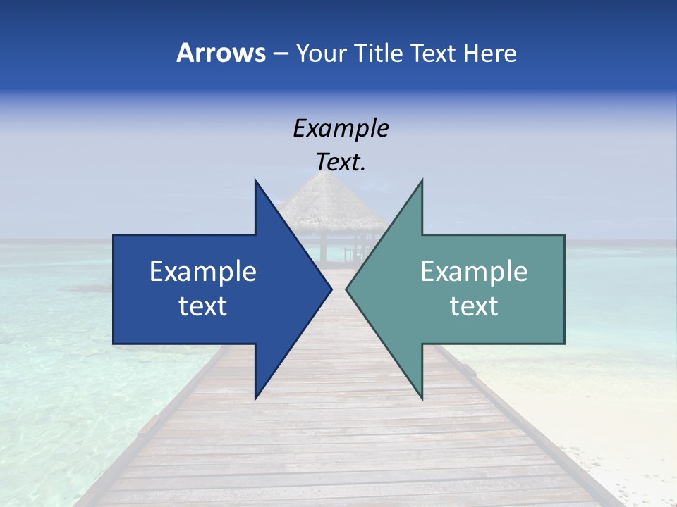 Atoll Maldives Isolated PowerPoint Template