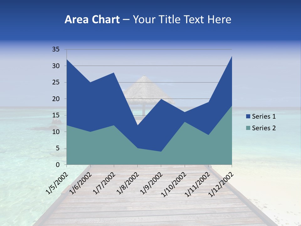 Atoll Maldives Isolated PowerPoint Template