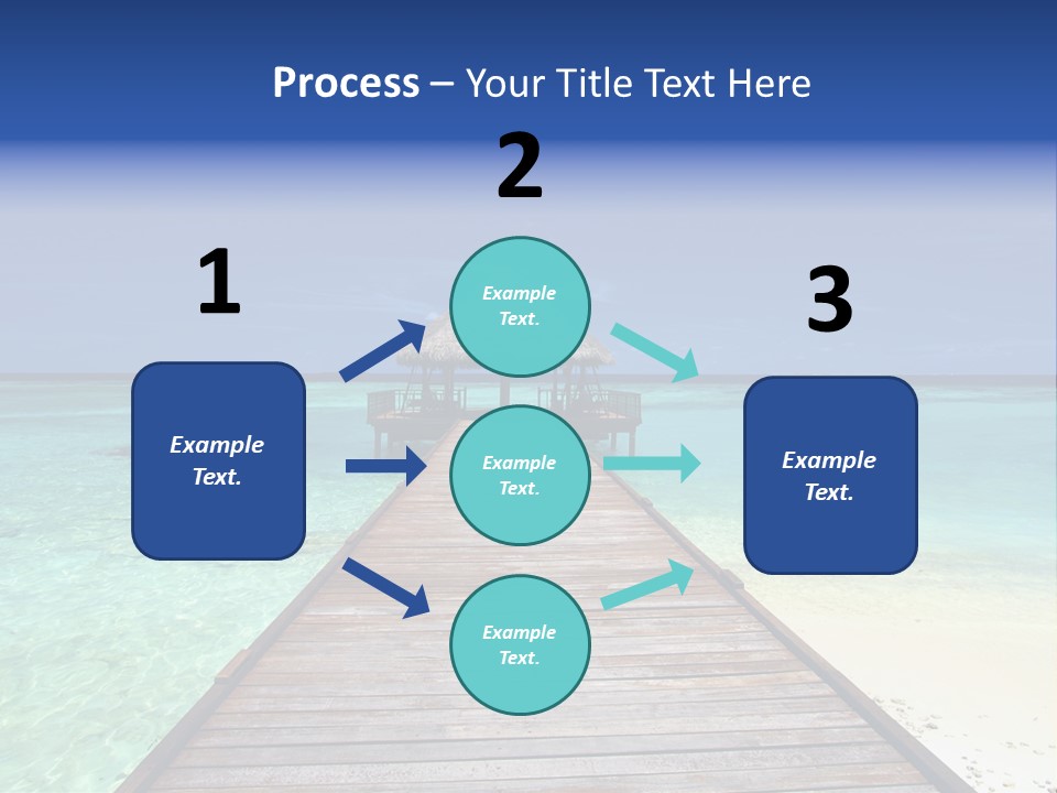 Atoll Maldives Isolated PowerPoint Template