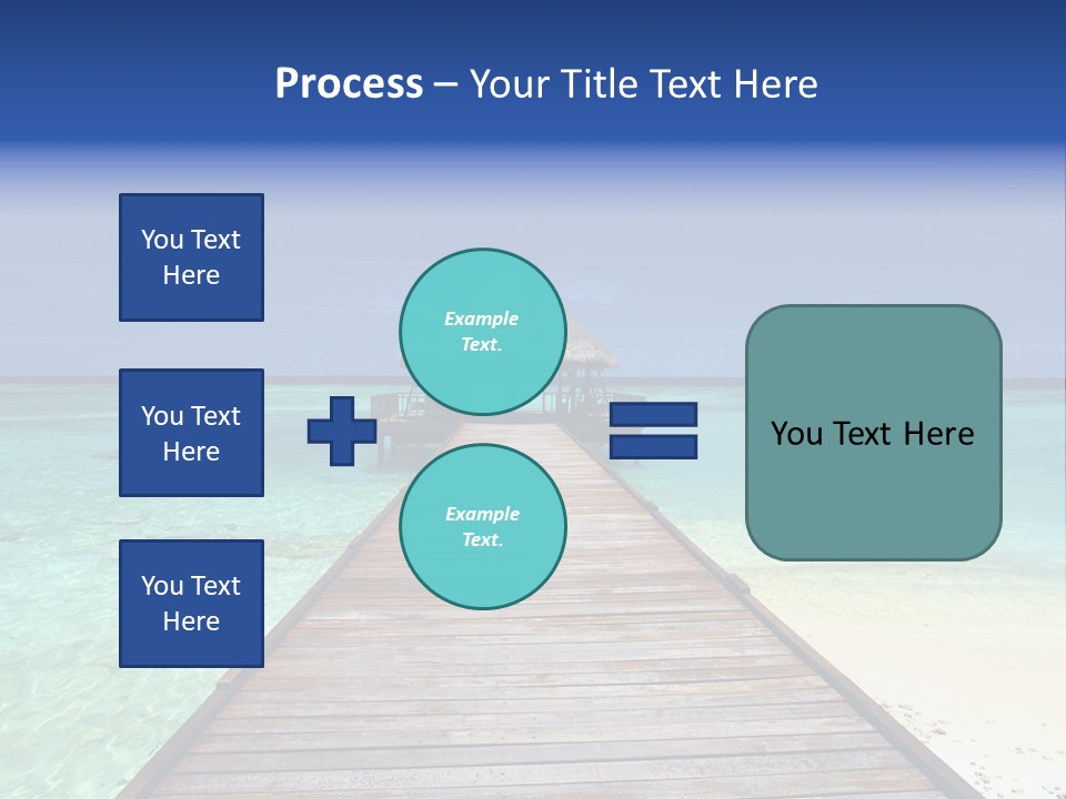 Atoll Maldives Isolated PowerPoint Template