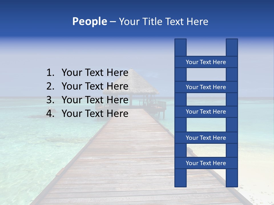 Atoll Maldives Isolated PowerPoint Template