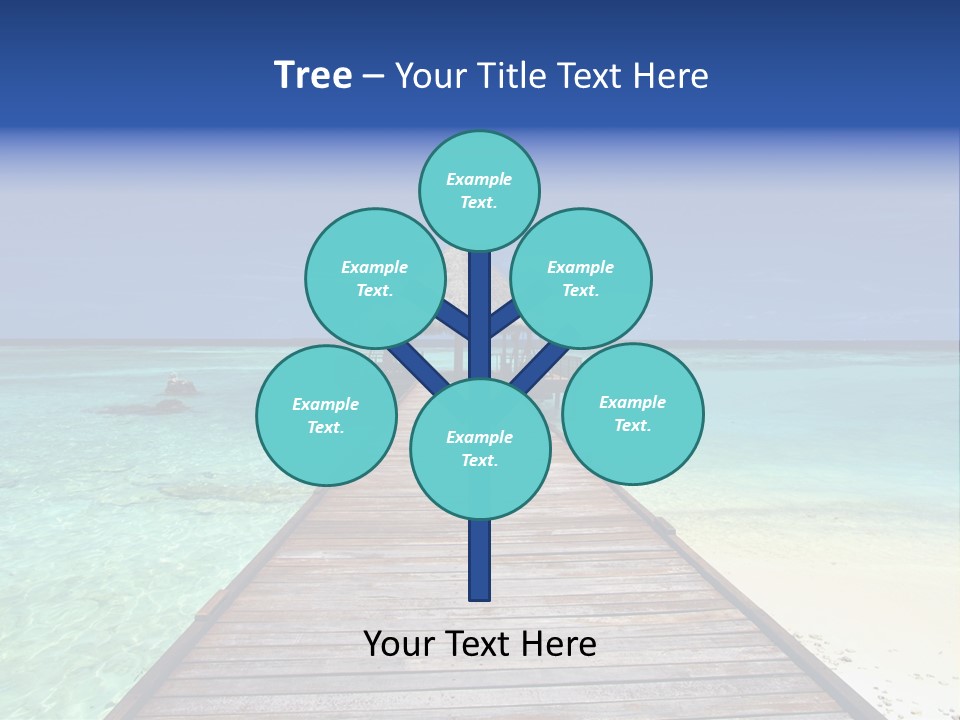 Atoll Maldives Isolated PowerPoint Template